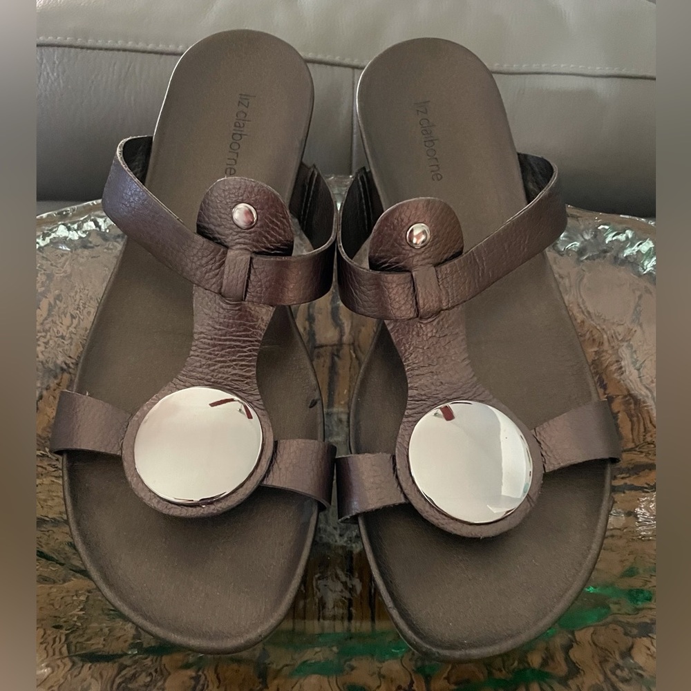 Liz Claiborne Leather Sandals Size 9